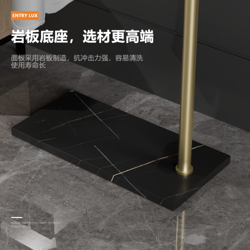 Coat rack floor-standing bedroom slate simple modern bag rack single-pole vertical storage rack internet celebrity wrought iron clothes rack