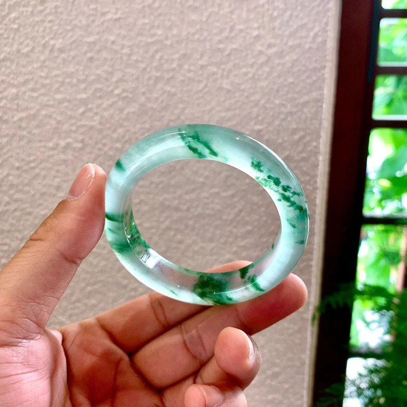 Természetes burmai A típusú jádeit karkötő jáde karperec_voghion.com