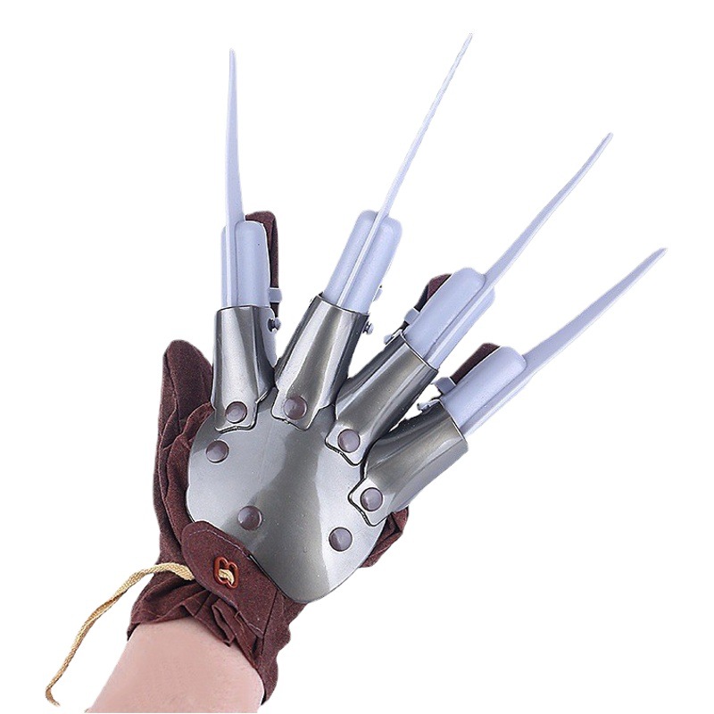 Halloween Wolverine guantes fantasma garra mano guantes mascarada rendimiento traje de los hombres pata rendimiento apoyos