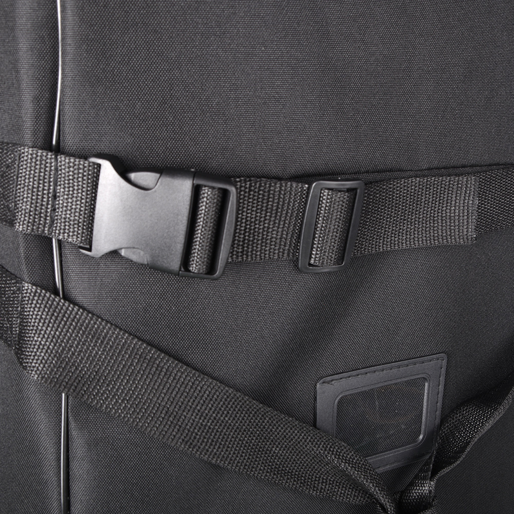 Bolsa de transporte de bolsa de aire de golf plegable conveniente polea más cinturón fijo bolsa de viaje mochila con algodón ligero