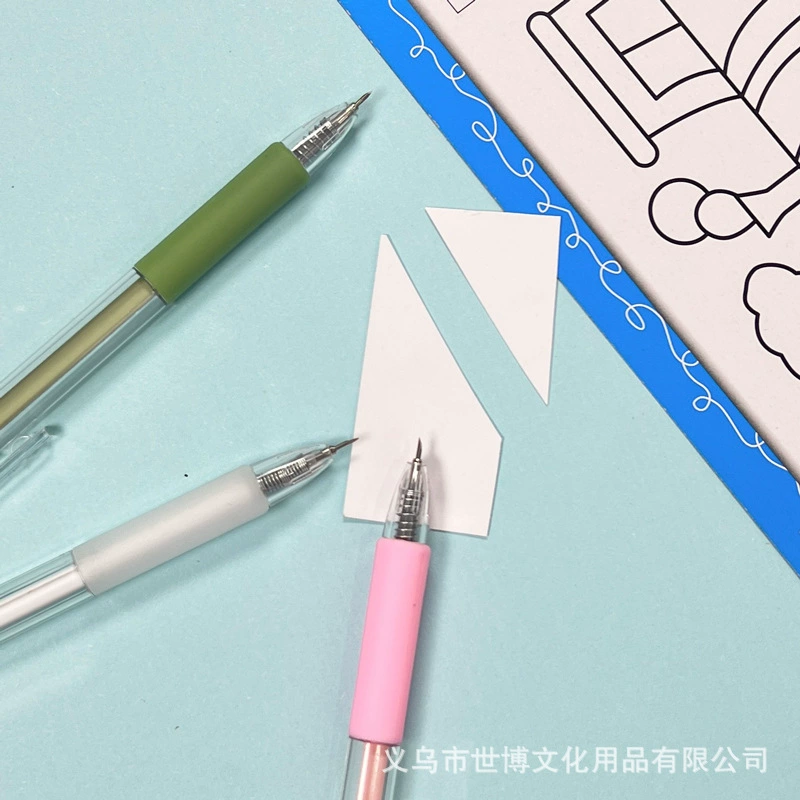 Precision Craft Knife for Students, Colored Soft Grip, Interchangeable Blades