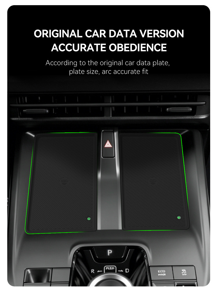 Suitable for 26 Models of Toyota Bz Wireless Charging Silicone Anti-Slip Mat Bz4X Center Console Protection Car Interior Special Accessories Modification