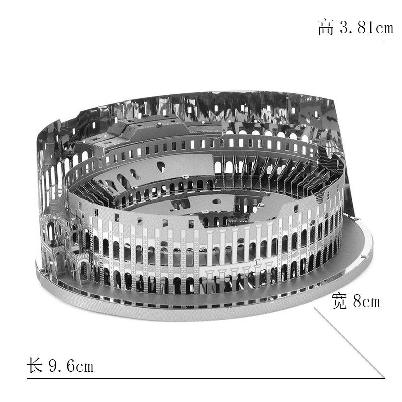 Aipin 3D metal 3D puzzle Building series Notre Dame de Paris belleza durmiente Castillo asamblea modelo regalo cumpleaños