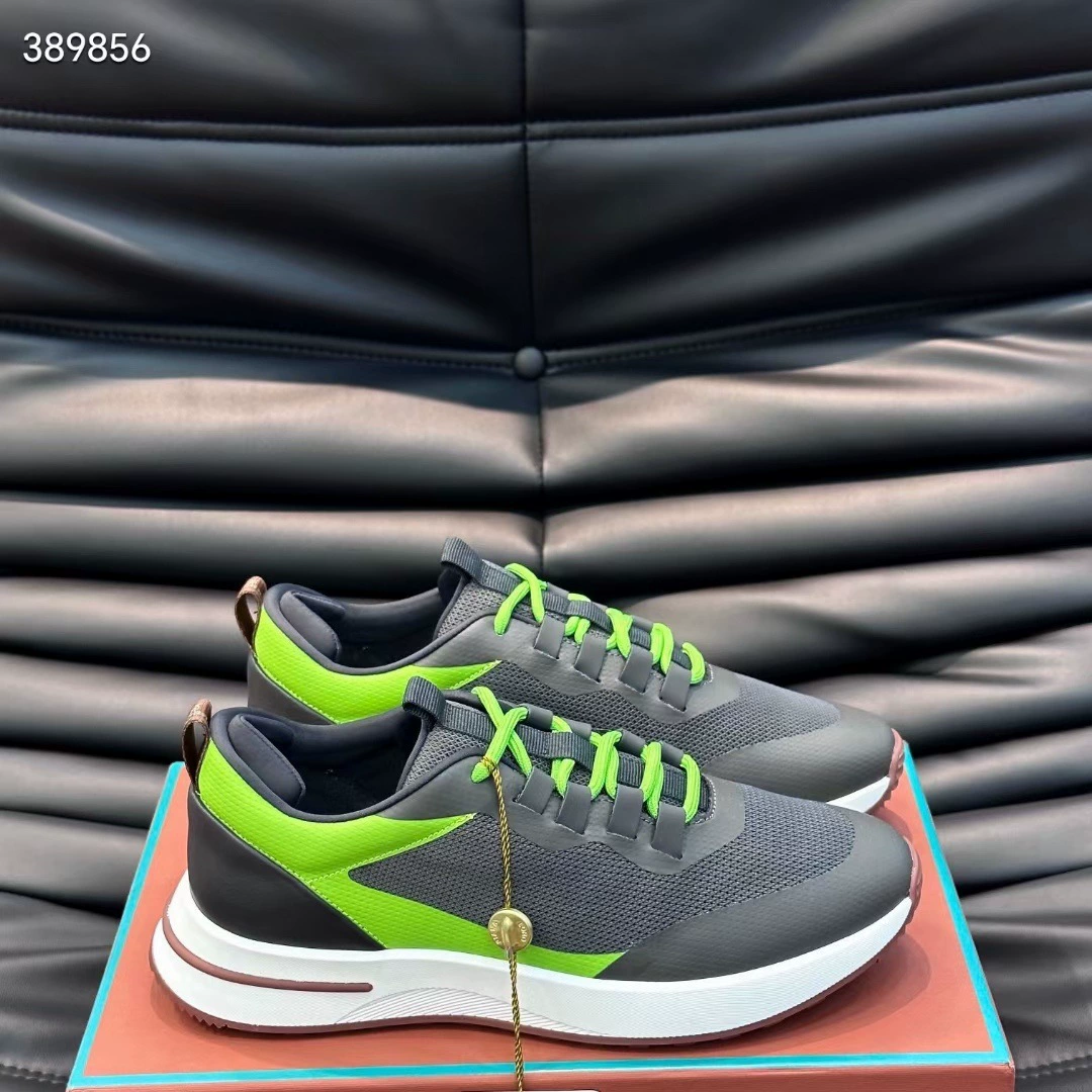 2024 Весенняя и Осенняя внешняя торговля мужская обувь с цветовой сеткой повседневная обувь с толстым дном для увеличения шнуровки наружная спортивная обувь