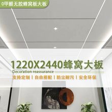 集成吊顶1200x2400蜂窝大板厨卫客餐厅蜂窝板二级吊顶天花效果图