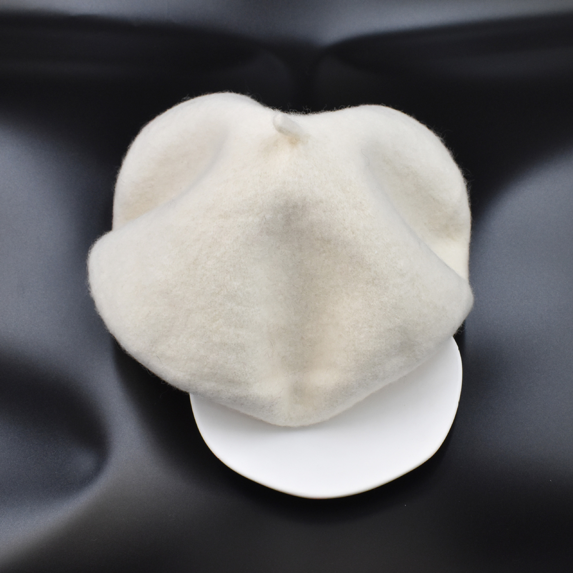 Unisex dam ull premium basker Höst/vinter vintage målarhatt Newsboy hatt rosa_voghion.com