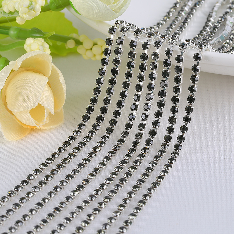 Silver base transparent gray