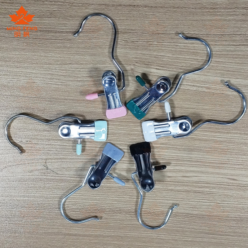 Multi-color optional dip plastic with hook 3 clip home storage hook clip strong non-slip seamless factory direct wholesale