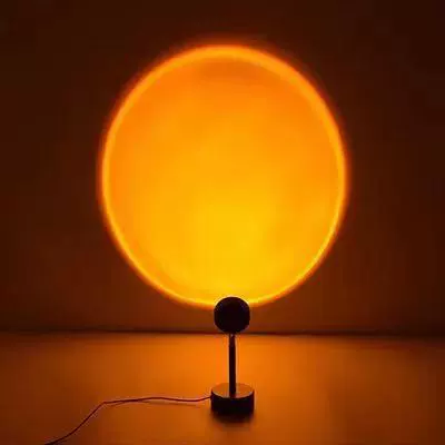 Sunset lamp sliding light sunset light net red light sunset lamp LED floor lamp