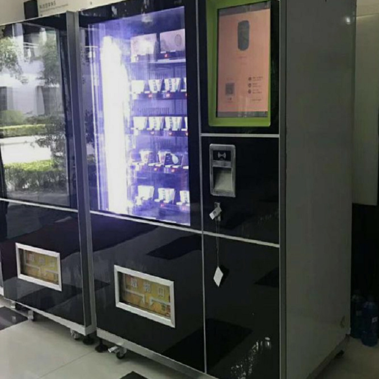 Máquina expendedora de productos frescos, supermercado no tripulado de la comunidad, máquina expendedora de autoservicio, cajón de entrega inteligente de frutas y verduras, una mina