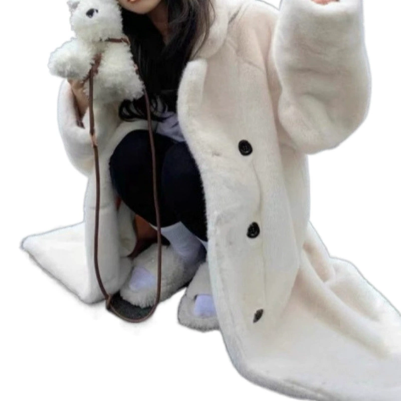 Long demi-season jacket, increased thickness, wholesale