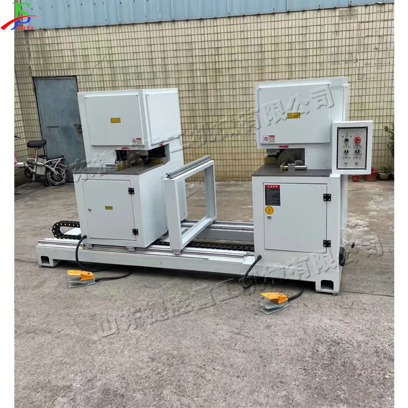 Muebles de carpintería americana máquina de molienda de ángulo máquina de corte de ángulo recto de doble extremo de placa