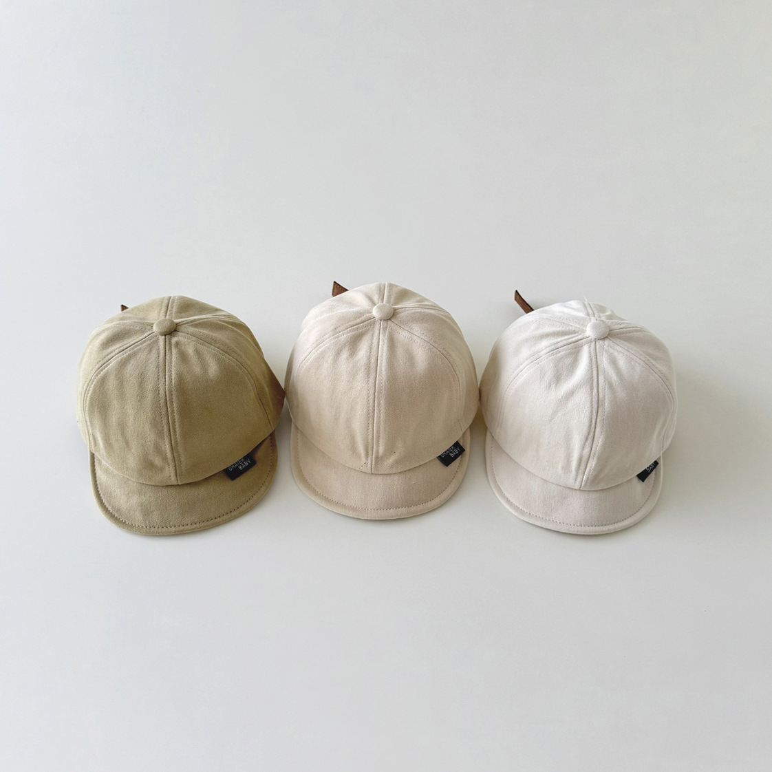 Unisex Baby hat Spring and autumn ins simple soft eaves thin baby cap children's baseball cap_voghion.com