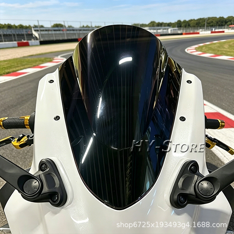 Suitable for Yamaha R15 V3 2017-2020 Front Windshield Modification, Racing Windscreen, Heightened Deflector Cover