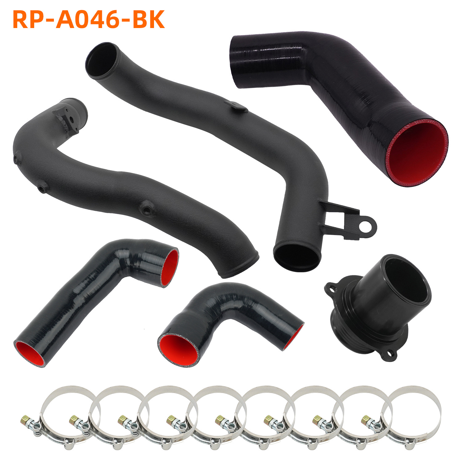 Car Intercooler Turbo Aluminum Tube Aluminum Alloy Kit Suitable for Volkswagen Audi Skoda Ea888 Gti