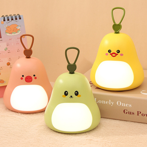 Creative cute pet portable night light USB charging bedside soft light atmosphere light mini portable bedside led light