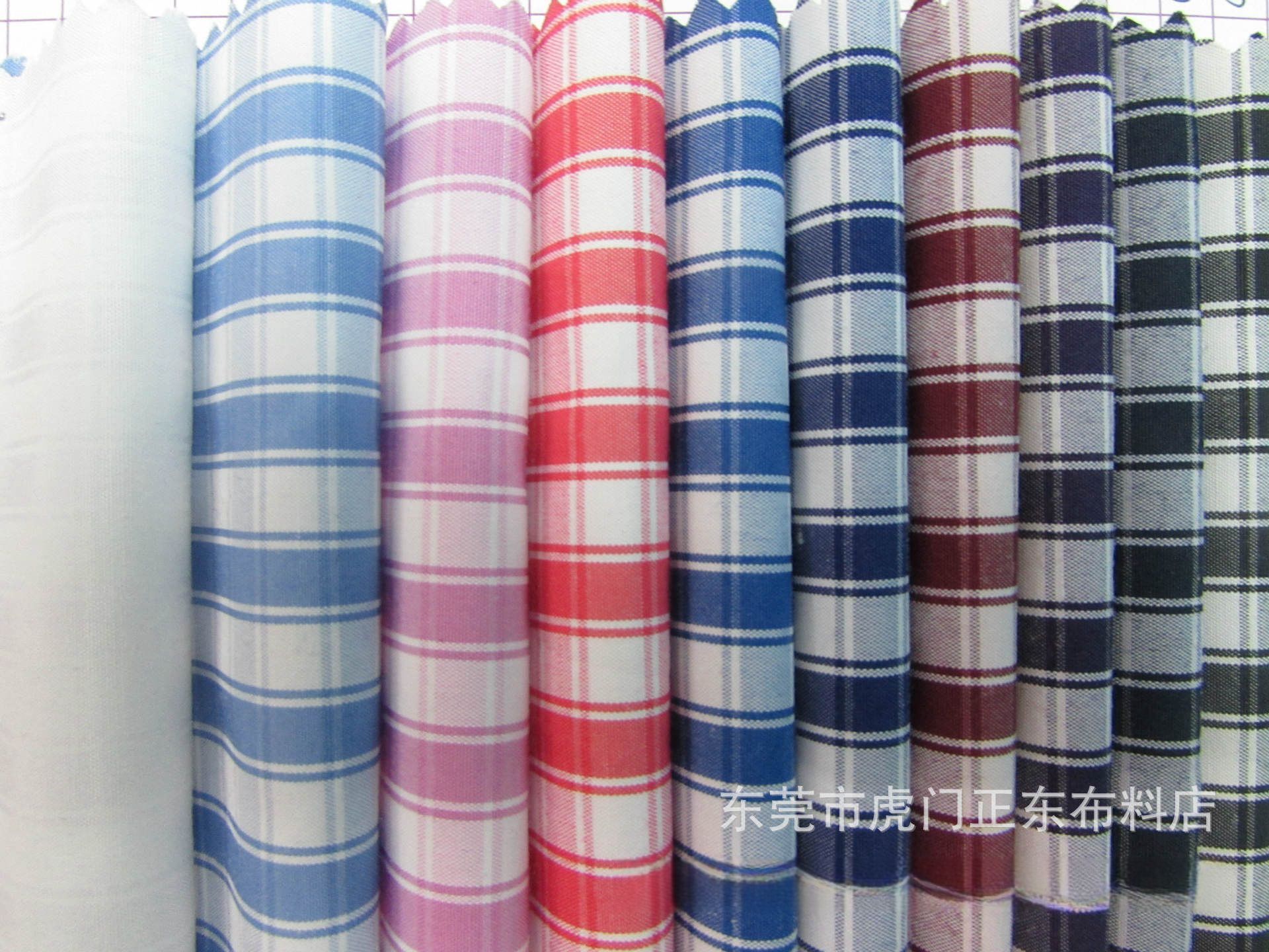 色织格子布 双色彩色格仔布 全工艺精梳高密度双色彩色色织格子布