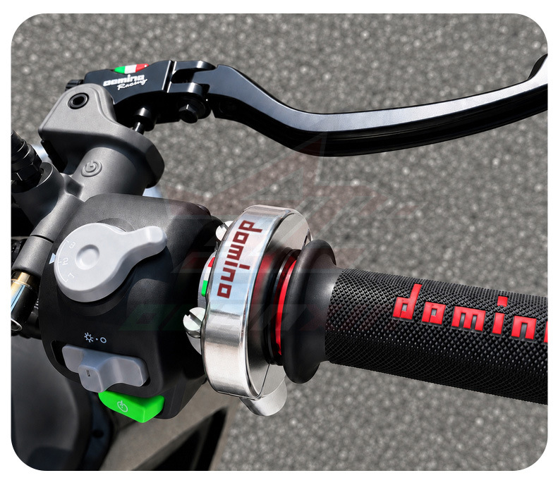 Suitable for Motorcycle Universal Throttle Modification Parts, Large-Displacement Throttle Domino Handlebar Dual-Line Throttle Mount