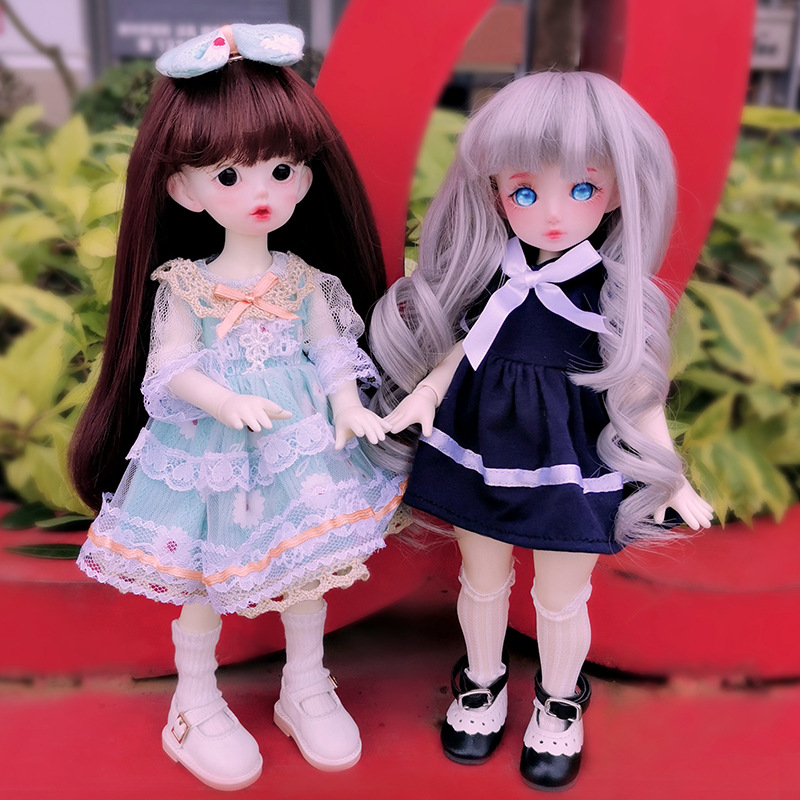 6 Points Bjd Baby Clothes Ob24 Doll Clothes Barbie Doll Doll Shoes Skirt Clothing Accessories Manufacturer Wholesale