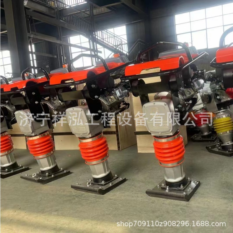 汽油平板夯 柴油震动地坪立式夯实机 沥青路面平板夯实机