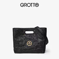 Однолямочная сумка GROTTO, вместительная средняя сумка с золотой или серебряной эмблемой
