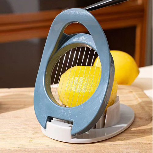 Multifunctional egg separator, slicing artifact, preserved egg splitter, plastic egg cutter, stainless steel kitchen utility tool