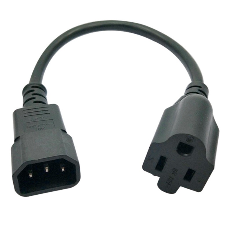 UL美规电源线 品字公 品字尾电源线 C13 C14电源连接线 10A 13A