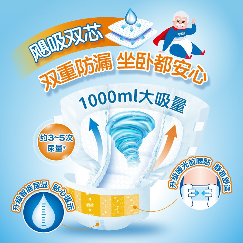 安心吸収 大人用おむつ Lサイズ 男女兼用 高齢者用 大人用おむつ 80枚入
