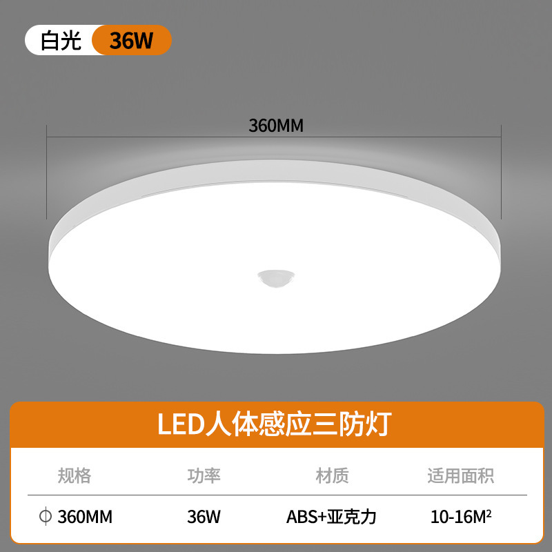 LEDセンサーライト階段ライト天井ライト通路廊下赤外線人体自動センサーレーダー音声制御ライト|undefined
