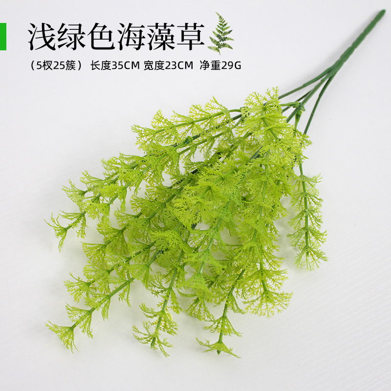 Hierba marina verde claro