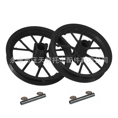 2.75 Front and Rear Hub – Hub - a-pair-of-black-front-and-rear-hubs
