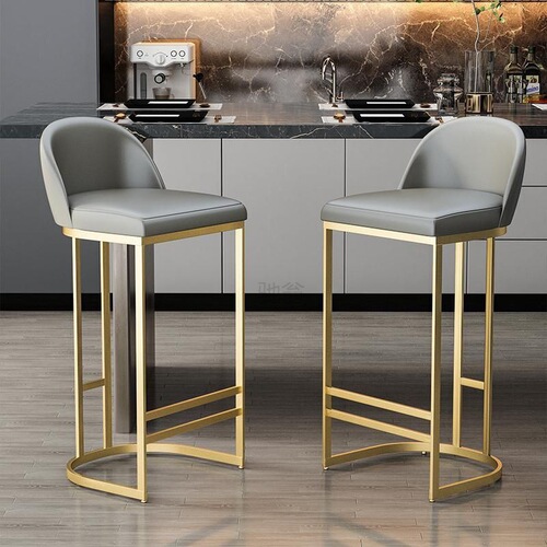3l Nordic Bar Chair Optical Shop High Chair Bar Chair Home Backrest Dining Chair Jewelry Store Front Desk Reception High Chair