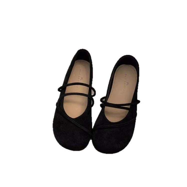 Туфли с круглым носком в ретро-стиле Birkenstock для женщин, ранняя весна-осень-зима, лесной стиль, плоская подошва, Mary Jane, балетки в стиле бабушки