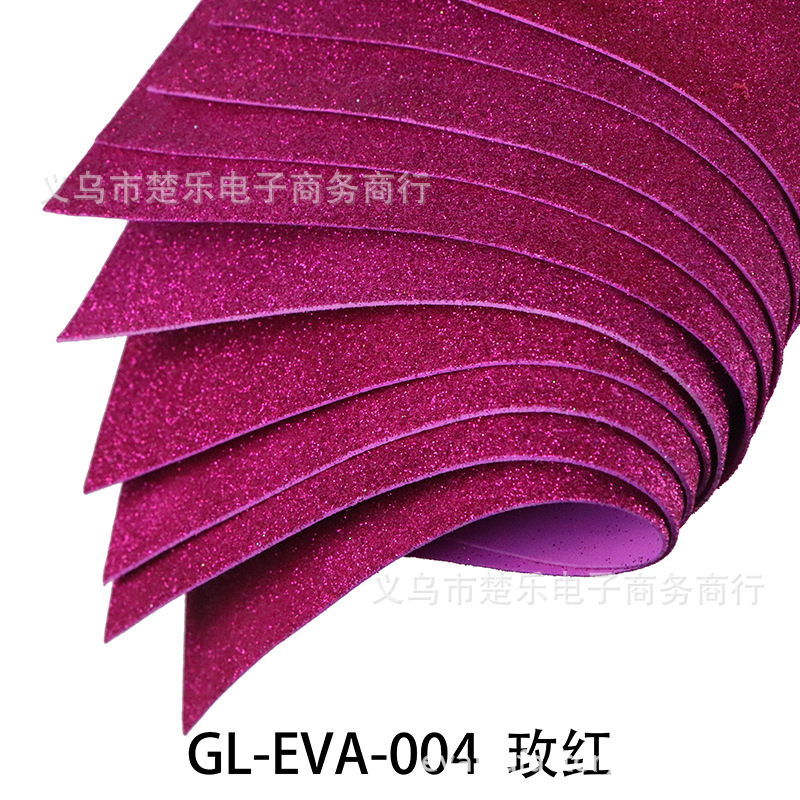 A4/A3/50x70 fábrica al por mayor Eva oro polvo esponja papel 2mm kindergarten DIY papel hecho a mano sin pegamento