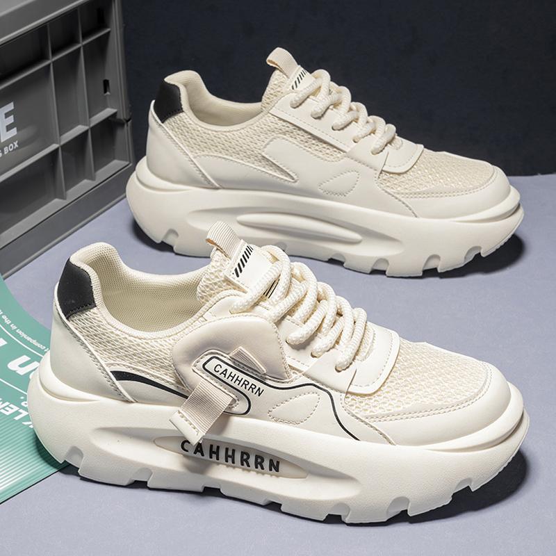 Generación de verano nuevos zapatos deportivos de malla zapatos casuales para hombres zapatos de papá zapatos de fondo grueso zapatos de estudiante de todo fósforo zapatos de moda zapatillas de deporte de cuatro estaciones