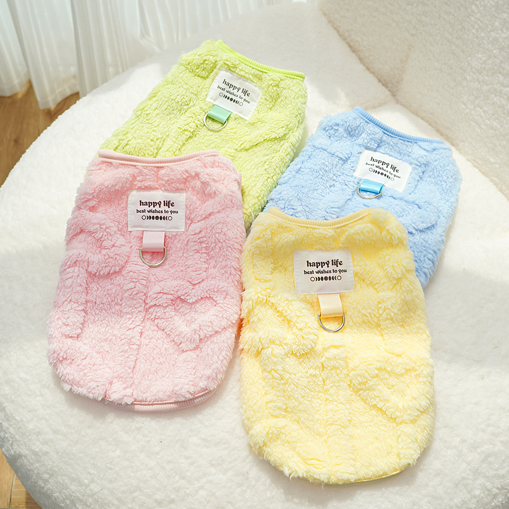 Ropa de invierno Teddy Bear Pomeranian Pet Pet Perro Otoño Invierno Citación de ropa de perro gato gato