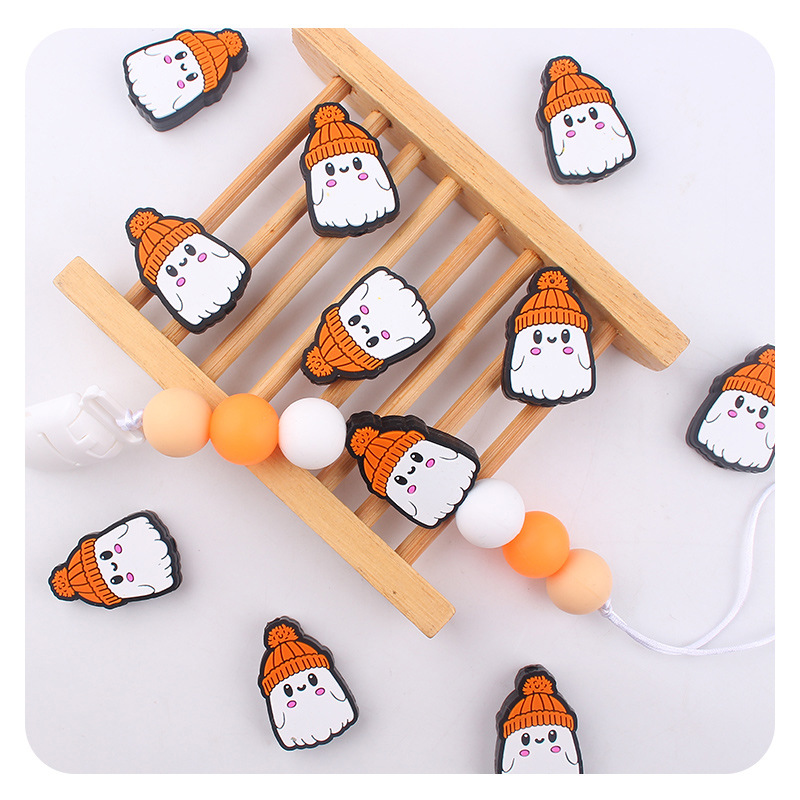 Productos creativos para bebés DIY botellas de dibujos animados joyas de silicona tetas de bebé anti-caída cadena de dientes molares accesorios de pulsera de goma