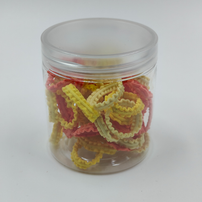 Fábrica directa enlatada de alta elasticidad no daña cabello de cabello de chicas anillo de toalla simple banda de goma cabello de cabello anillo de cabello de bebé