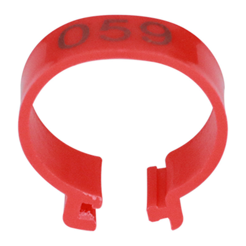鑫佰加 Chicken foot ring with snapping plastic chicken foot ring lettering chicken duck geese poultry foot ring pigeon foot ring 5
