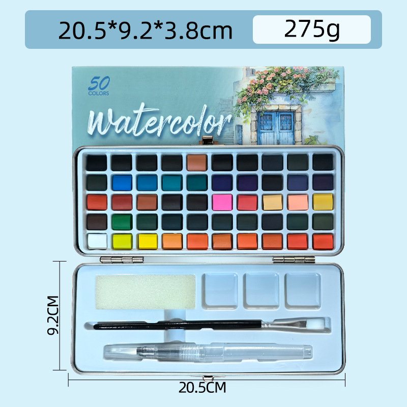 Acuarela sólida ronda traje de principiante/36/48 traje de pintura de acuarela sólida sub-paquete niños papel de pintura