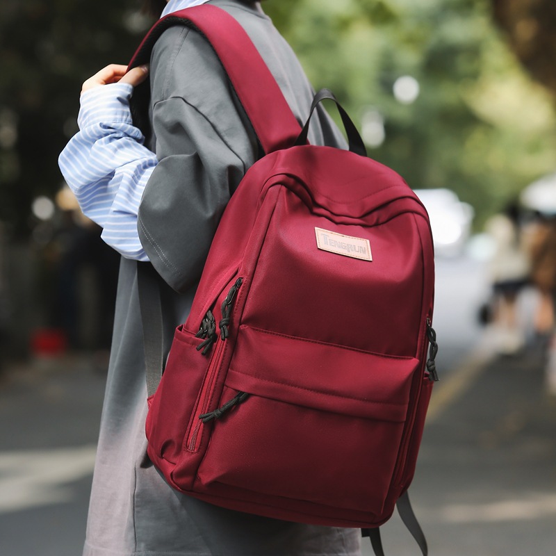 Mochila para estudiantes universitarios masculinos Mochila de cercanías de moda casual para estudiantes de secundaria para estudiantes de secundaria para estudiantes de secundaria Bolso de computadora Mochila escolar de gran capacidad