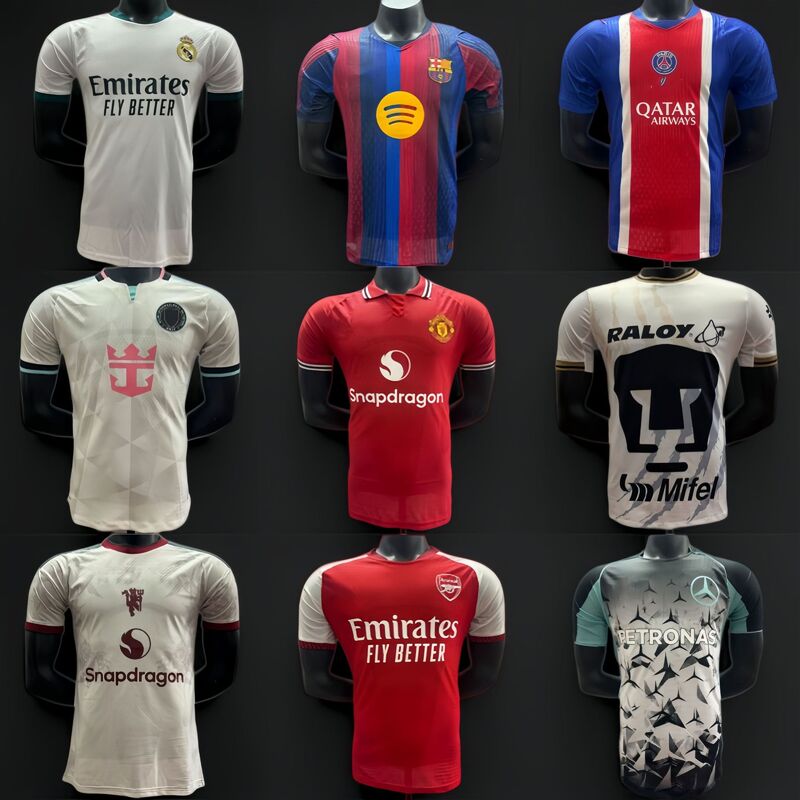 2627 season jerseys, football shirts, cross-border Real Madrid and Barcelona player jerseys, football uniforms, custom football jerseys