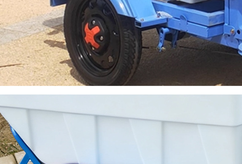 Electric Leisure Sanitation Vehicle Rear Wheel Mudguard, Iron Widened Corrosion-Resistant Mudguard, Tricycle Mudguard Left and Right Accessories