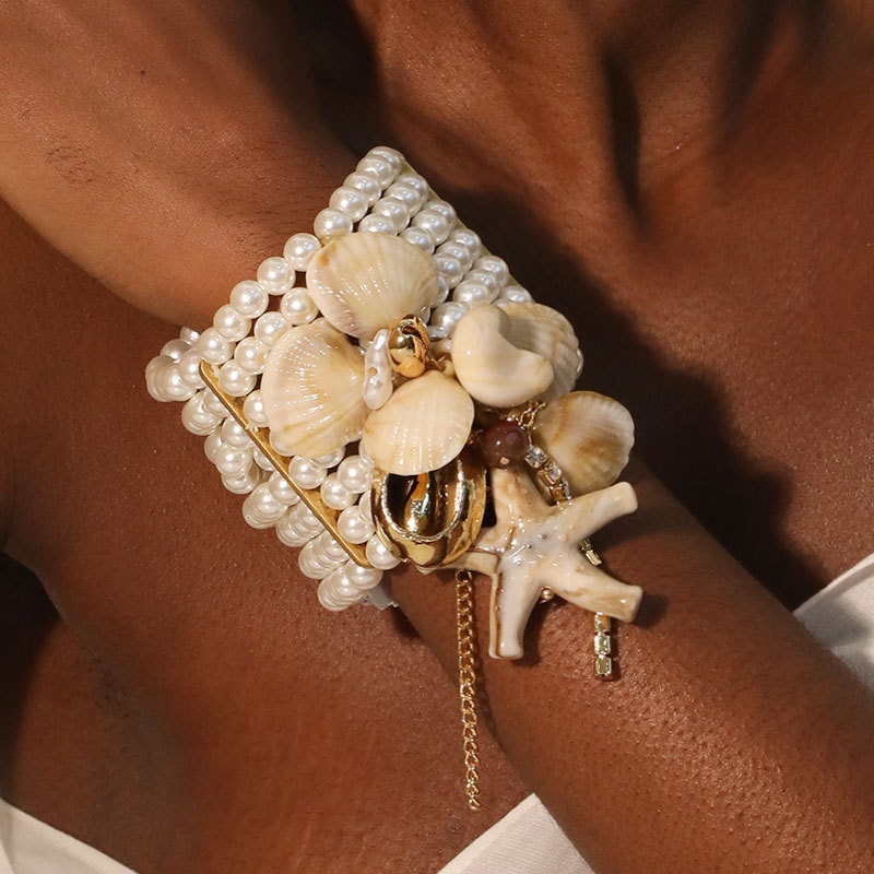 Elegant multilayer elastic ball pearl