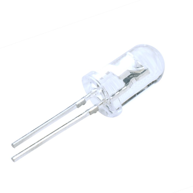 F8草帽0.5W白光灯珠 8MM草帽0.75W白灯F10圆头大功率白光灯珠|undefined