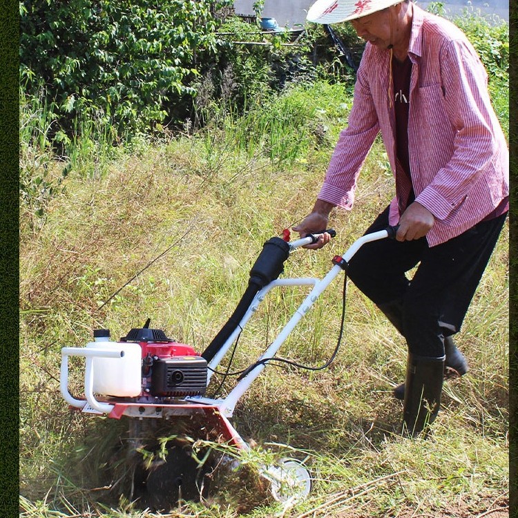 小坦微耕机农用小型开沟耕地耕田家用松土打田犁地旋耕机翻土神器