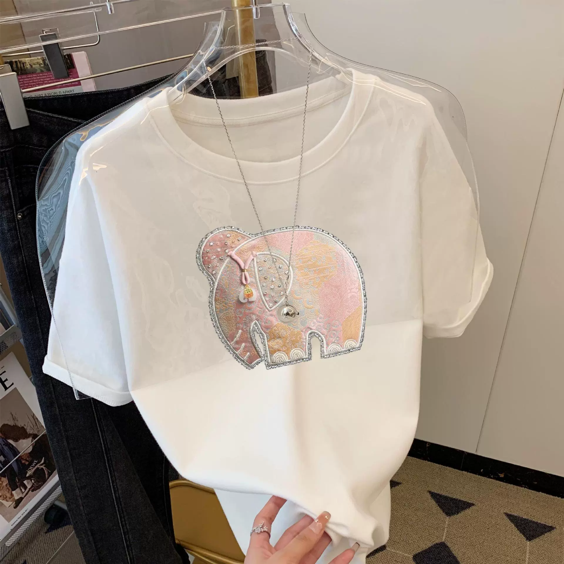 Специальное предложение [Официальное изображение 220 г хлопка марки Tide] Большой размер 300 фунтов