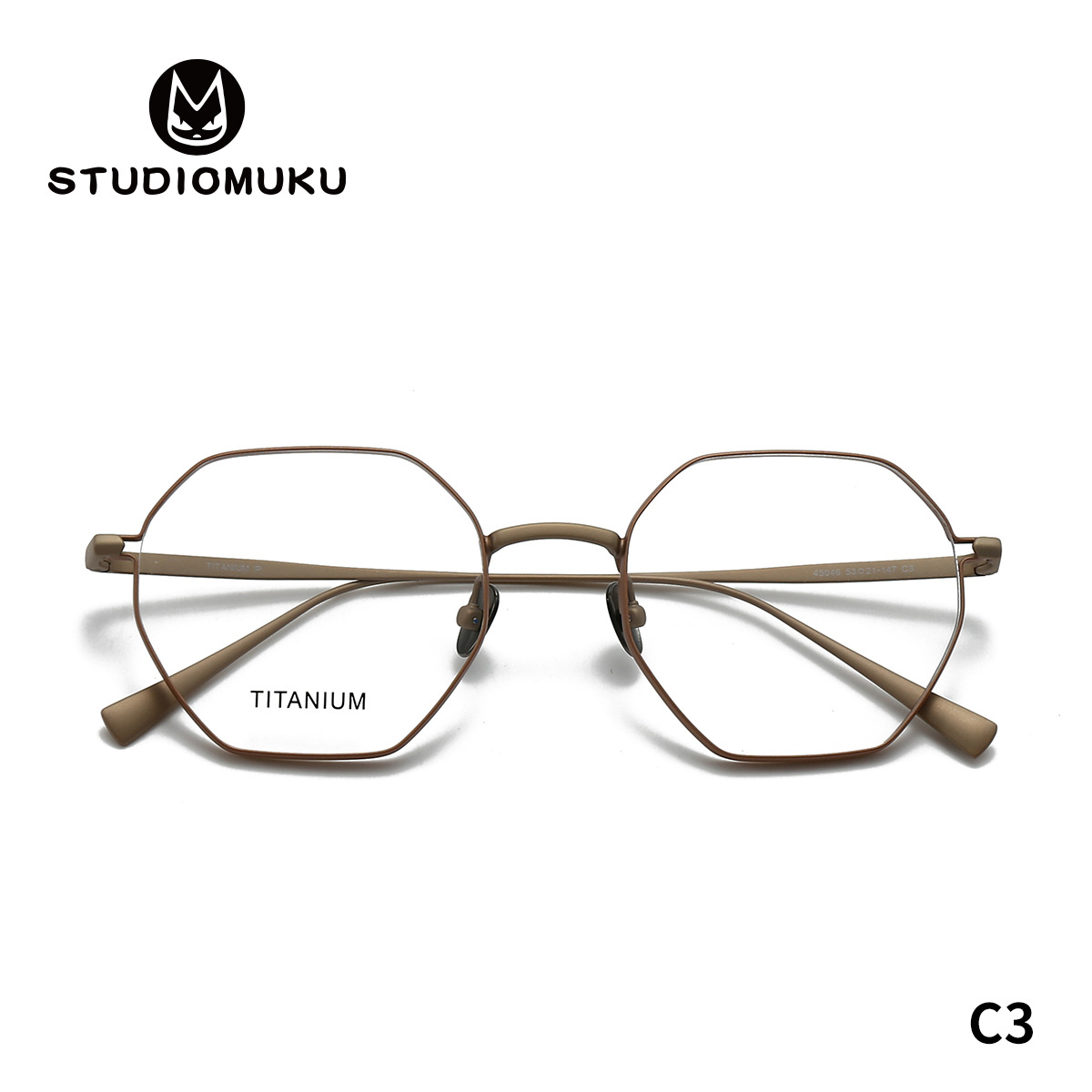 Gafas de madera STUDIOMUKU, cuanto más normales, más enloqueció el interior, monturas de gafas poligonales, monturas de gafas