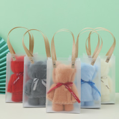 批發珊瑚絨小熊毛巾禮盒生日結婚毛巾回禮商務禮品地推開業伴手禮