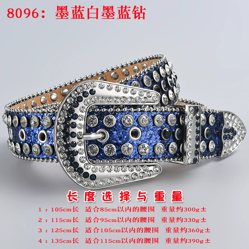 Пояс 3 шт, пояс из акрилового страза в форме diamonds, панк стиль, длины 105–135 см